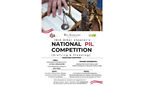 IDIA Bihar Chapter: National PIL Competition (Drafting & Pleading) IDIA Bihar Chapter: National PIL Competition (Drafting & Pleading)