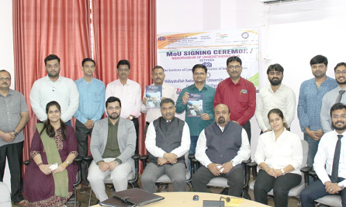 Hidayatullah National Law University Signs MOU With Institute Of Company Secretaries Of India