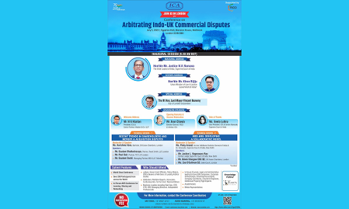 International Conference Cum Roadshow: Arbitrating Indo-UK Commercial Disputes [July 5, 2022]