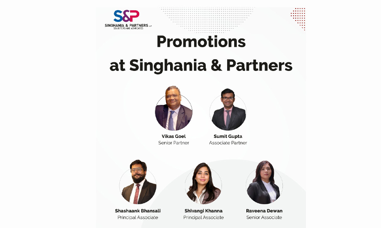 Vikas Goel Becomes Senior Partner And Sumit Gupta Promoted To Associate Partner At Singhania & Partners, New Delhi Office Vikas Goel Becomes Senior Partner And Sumit Gupta Promoted To Associate Partner At Singhania & Partners, New Delhi Office
