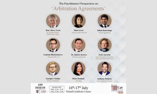 Arbdossier In Conjunction With The NUJS Alternative Dispute Resolution Society: Two-Day Training Session On Arbitration Agreements [16th And 17th July, 2022]