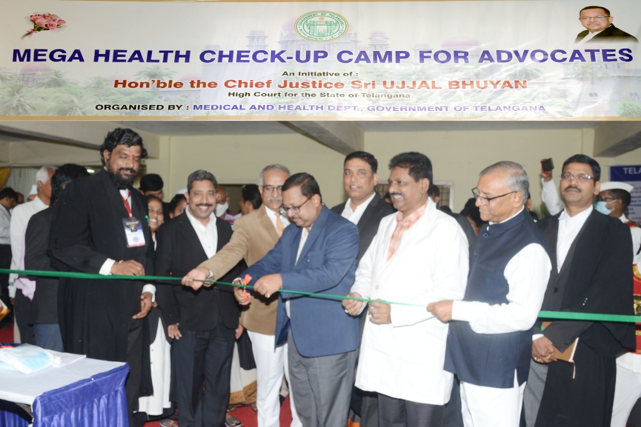 Comprehensive Mega Medical Camp Conducted By The High Court Of Telangana From 27 To 29 July 2022