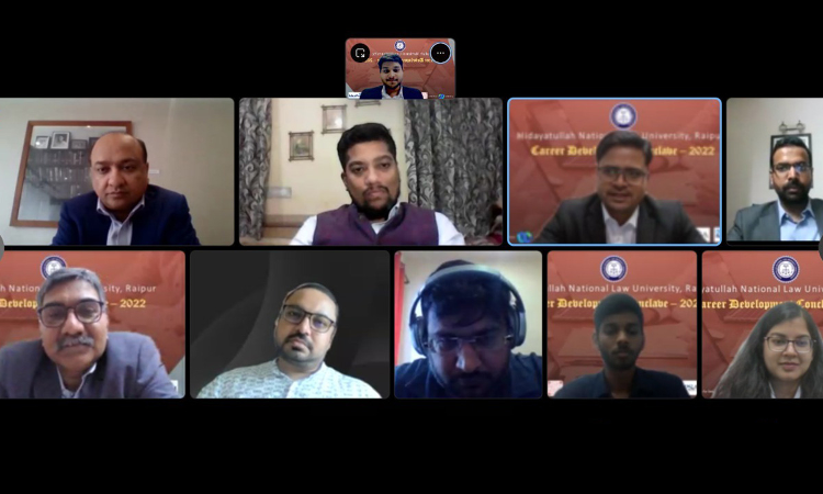 HNLU Career Development Conclave - Getting to Law Firms: Unravelling the Path [August 7, 2022]