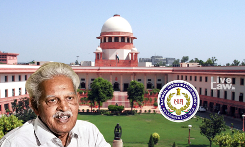 Bhima Koregaon Case : Supreme Court Refuses To Entertain Varavara Raos Plea To Modify Bail Condition Requiring Him To Be In Mumbai Bhima Koregaon Case : Supreme Court Refuses To Entertain Varavara Raos Plea To Modify Bail Condition Requiring Him To Be In Mumbai