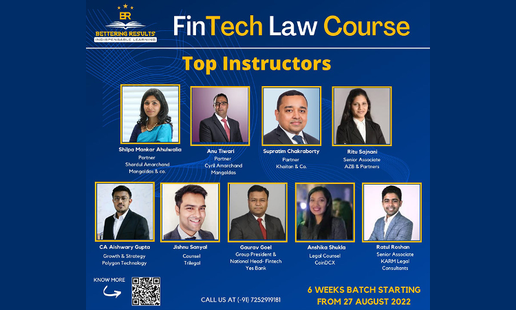 Bettering Results: Learn FinTech Law From Top Law Firm Partners & Other Experts