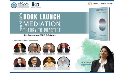 Book Launch, Mediation: Theory to Practice [5th September 2022]