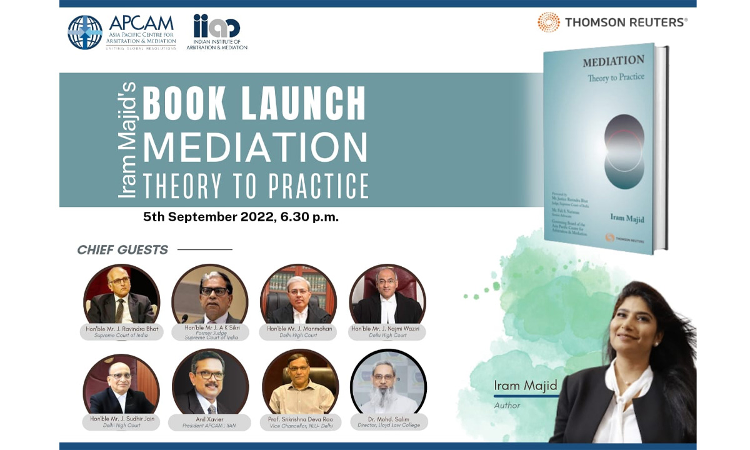 Book Launch, Mediation: Theory to Practice [5th September 2022]