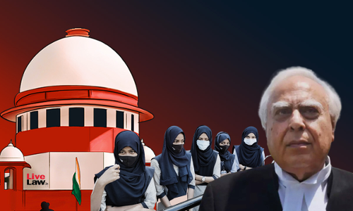 Right To Wear Hijab Is A Cultural Right Protected Under Article 29, Issue Requires Consideration Of A Larger Bench: Kapil Sibal To Supreme Court Right To Wear Hijab Is A Cultural Right Protected Under Article 29, Issue Requires Consideration Of A Larger Bench: Kapil Sibal To Supreme Court