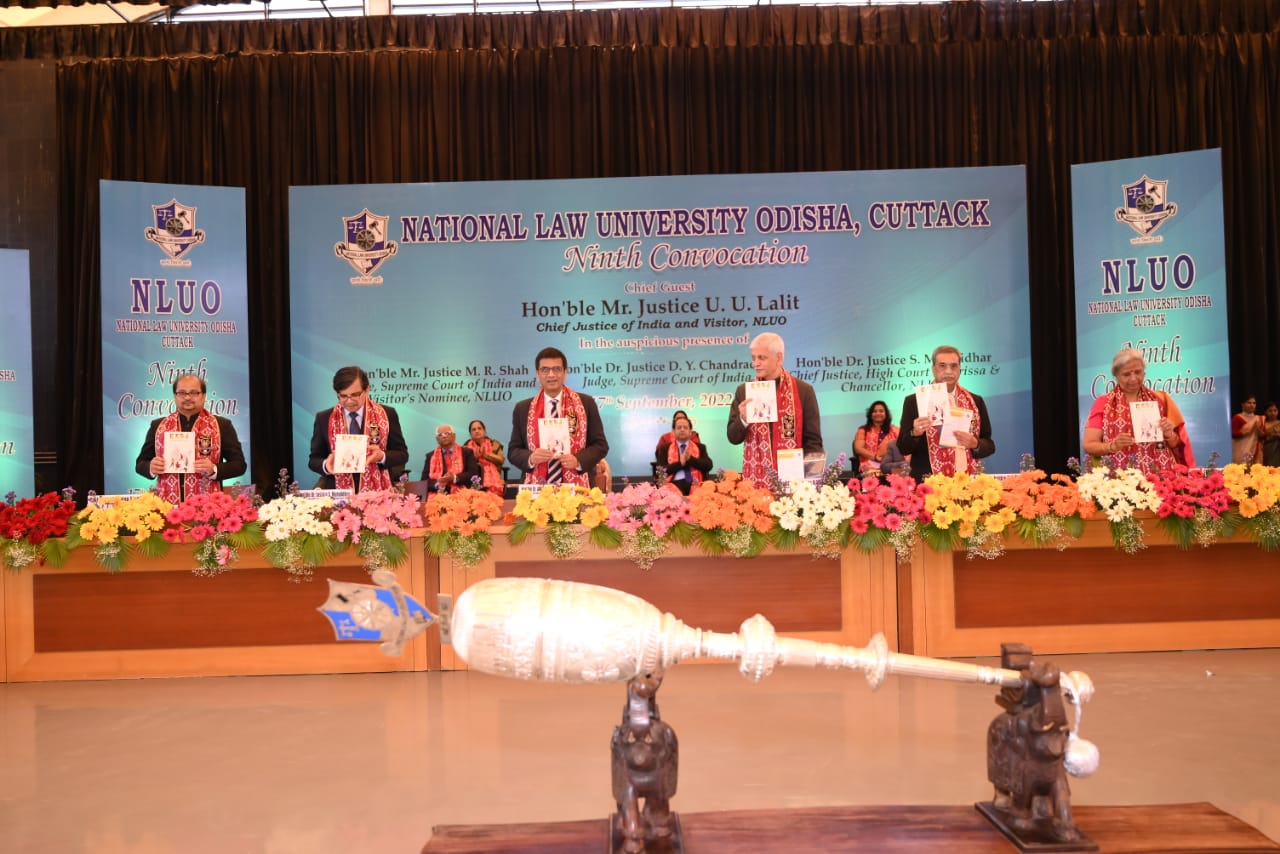 CJI Lalit Unveils KHOJ Dataset At Ninth Convocation Of NLU Odisha CJI Lalit Unveils KHOJ Dataset At Ninth Convocation Of NLU Odisha