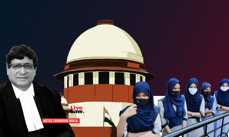 Hijab Case - Karnataka High Court Should Not Have Gone Into Essential Religious Practice Test : Justice Sudhanshu Dhulia [Day 8]