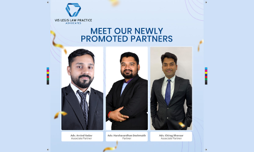 Promotions At Vis Legis Law Practice Advocates
