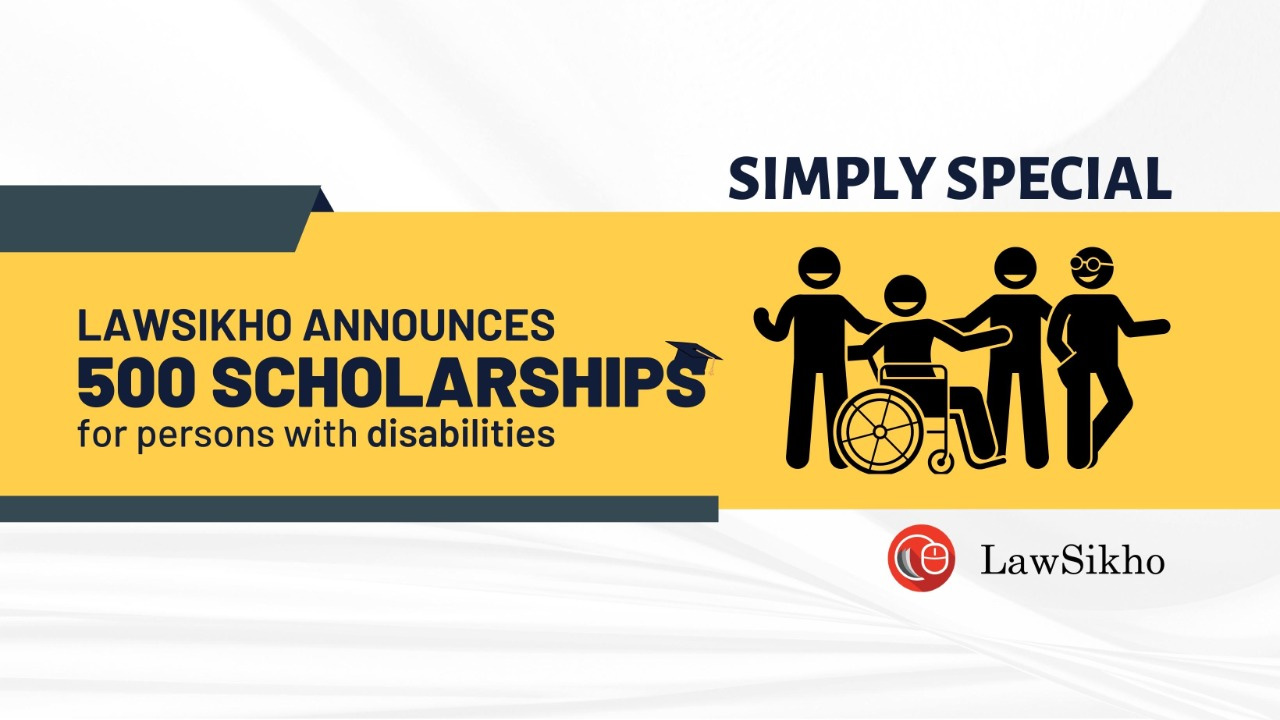 Merit And Nothing But Merit: Lawsikho Announces 500 Scholarships For Persons With Disability Merit And Nothing But Merit: Lawsikho Announces 500 Scholarships For Persons With Disability