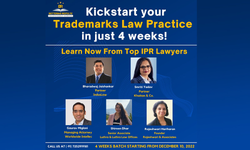 Bettering Results: 4-Week Certificate Course On Trademarks Law