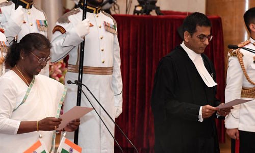 Justice DY Chandrachud Takes Oath As The 50th Chief Justice Of India