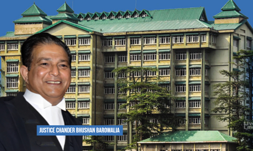 President Accepts Resignation Of Justice CB Barowalia Of Himachal Pradesh HC Who Was Sworn In As States Lokayukta On Nov 3
