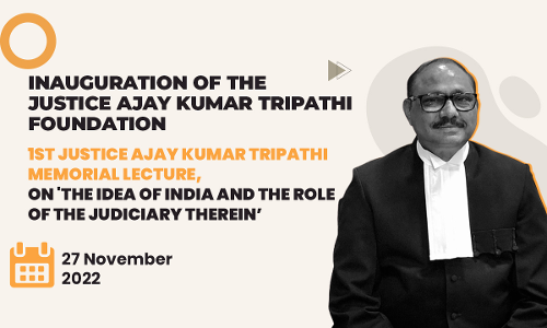 Original Idea Of India Has Nothing To Do With Religion Or Identity, But People Who Love The Nation: Justice Narasimha At The 1st Justice Ajay Kumar Tripathi Memorial Lecture Original Idea Of India Has Nothing To Do With Religion Or Identity, But People Who Love The Nation: Justice Narasimha At The 1st Justice Ajay Kumar Tripathi Memorial Lecture
