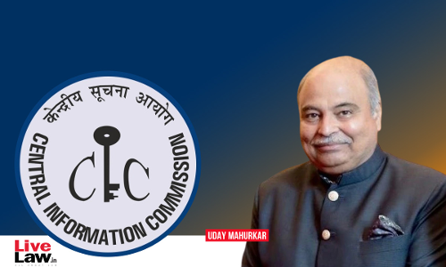 SC-Lawyer Requests CJI To Initiate Suo Moto Contempt Action Against Info. Commissioner For Lowering Supreme Courts Authority SC-Lawyer Requests CJI To Initiate Suo Moto Contempt Action Against Info. Commissioner For Lowering Supreme Courts Authority