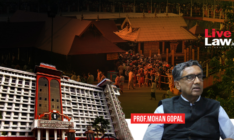 To Say That Sabarimala Melshanthi Can Only Be A Malayala Brahmin Is Practice Of Untouchability : Mohan Gopal Argues Before Kerala High Court To Say That Sabarimala Melshanthi Can Only Be A Malayala Brahmin Is Practice Of Untouchability : Mohan Gopal Argues Before Kerala High Court