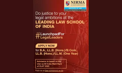 Nirma University: Admission Notification Nirma University: Admission Notification