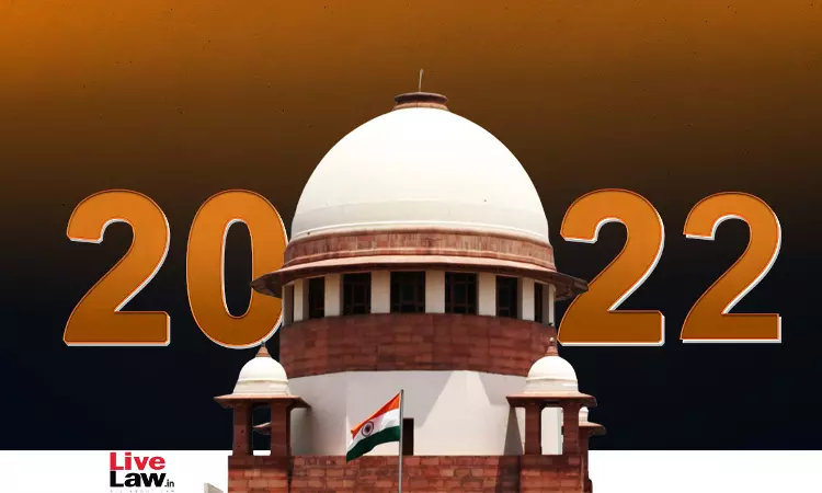 Larger Bench References Made By Supreme Court In 2022 Larger Bench References Made By Supreme Court In 2022