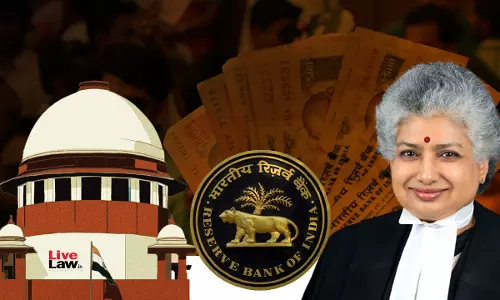 RBI Didnt Independently Apply Its Mind In Recommending Demonetisation, Entire Exercise Carried Out In 24 Hours : Justice BV Nagarathna RBI Didnt Independently Apply Its Mind In Recommending Demonetisation, Entire Exercise Carried Out In 24 Hours : Justice BV Nagarathna