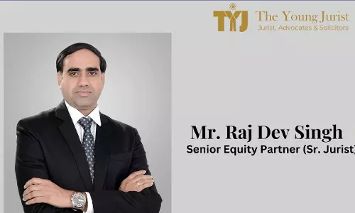 Raj Dev Singh, Former Partner, King Stubb & Kasiva Joins The Young Jurist (TYJ) As Senior Equity Partner (Senior Jurist) Raj Dev Singh, Former Partner, King Stubb & Kasiva Joins The Young Jurist (TYJ) As Senior Equity Partner (Senior Jurist)