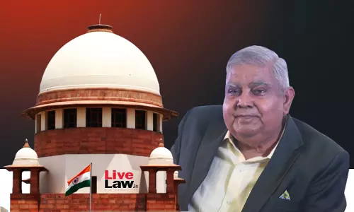 Unwarranted Diatribe : On Vice Presidents Comments Against Supreme Courts Timelines For Bills Assent