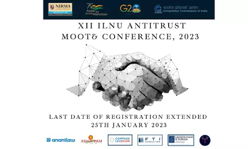 XII ILNU Antitrust Moot & Conference [Feb 24-26, 2023; Prize Worth Rs. 2.5 Lakhs + And Internship Opportunity With Lks] Register By Jan 25