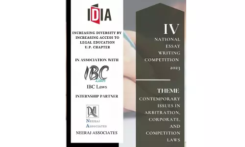 IDIA UP Chapter: 4th Edition Of The Essay Writing Competition