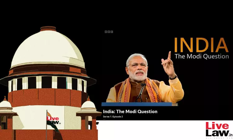 BREAKING| Supreme Court To Hear Next Week Petitions Challenging Centres Ban On BBC Documentary About Narendra Modi BREAKING| Supreme Court To Hear Next Week Petitions Challenging Centres Ban On BBC Documentary About Narendra Modi