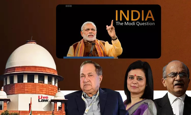 Centre Violated Citizens Right To Know By Blocking BBC Documentary On Modi : N Ram, Prashant Bhushan & Mahua Moitra Tell Supreme Court Centre Violated Citizens Right To Know By Blocking BBC Documentary On Modi : N Ram, Prashant Bhushan & Mahua Moitra Tell Supreme Court