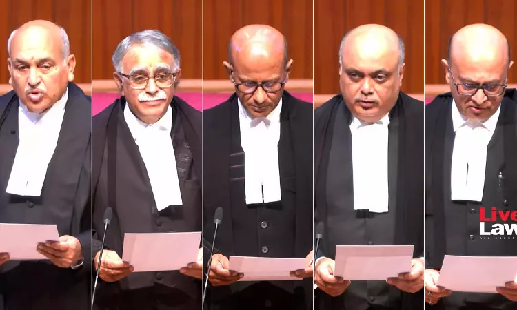 BREAKING| Five New Supreme Court Judges Take Oath; Working Strength Rises To 32, With 2 Vacancies BREAKING| Five New Supreme Court Judges Take Oath; Working Strength Rises To 32, With 2 Vacancies