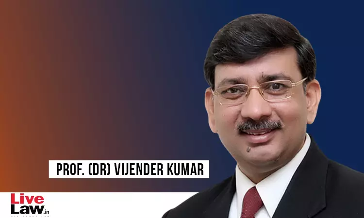 Maharashtra National Law University VC Prof. (Dr.) Vijender Kumar Elected As President Of Consortium of NLUs