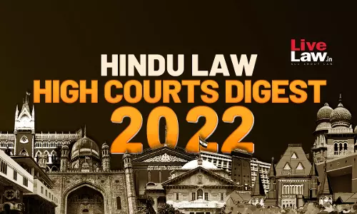 Hindu Law: High Courts Digest 2022