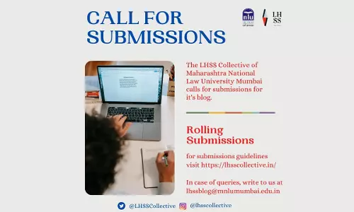 MNLU Invites Submissions For Law, Humanities And Social Sciences Blog