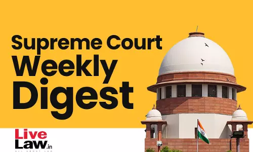Supreme Court Weekly Roundup: September 11 To September 17, 2023