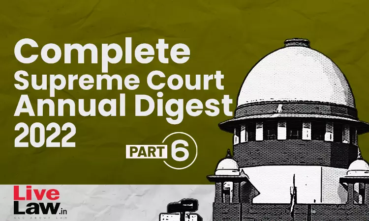 Complete Supreme Court Yearly Digest Part-6 Complete Supreme Court Yearly Digest Part-6