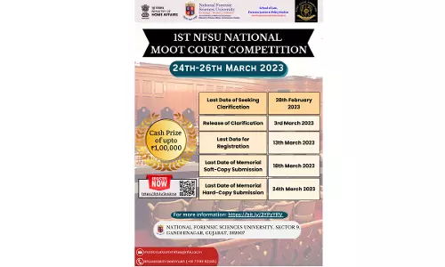 1st NFSU National Technological Moot Court Competition [24-26 March 2023]