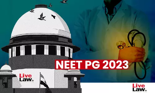 NEET-PG : Supreme Court Reduces Penalty For Student With Disability Who Left Seat After Taking Admission