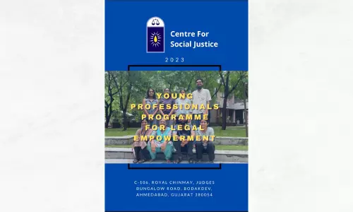 Centre for Social Justice: Vacancy For The Young Professionals Program For Legal Empowerment [YPPLE]