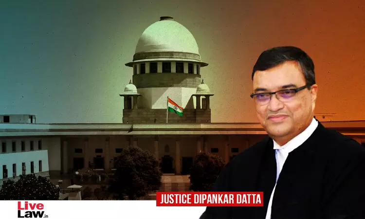 Judiciary Alone Blamed For Case Pendency : Justice Dipankar Datta Refers To Parliamentary Response Judiciary Alone Blamed For Case Pendency : Justice Dipankar Datta Refers To Parliamentary Response