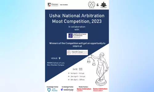 Usha: National Arbitration Moot Competition 2023 [April 1, 2 And 8]
