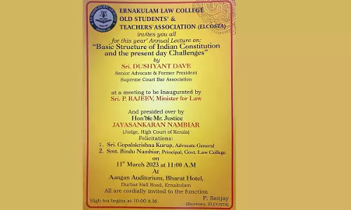 Senior Advocate Dushyant Dave To Speak At Ernakulam GLC On Basic Structure Of Indian Constitution And The Present Day Challenges Tomorrow Senior Advocate Dushyant Dave To Speak At Ernakulam GLC On Basic Structure Of Indian Constitution And The Present Day Challenges Tomorrow
