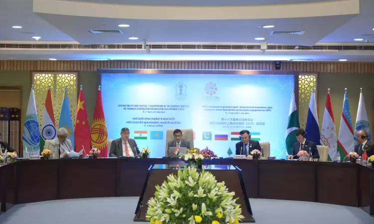 Meeting Of Chief Justices/Chairpersons Of Supreme Courts Of SCO Member States Held In Delhi Meeting Of Chief Justices/Chairpersons Of Supreme Courts Of SCO Member States Held In Delhi