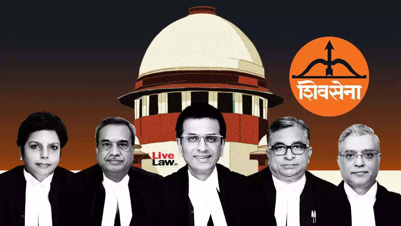Shiv Sena Case : Supreme Court Refers Nabam Rebia Judgment To Larger Bench; Says It Is In Conflict With Kihoto Hollohan’ Judgment Shiv Sena Case : Supreme Court Refers Nabam Rebia Judgment To Larger Bench; Says It Is In Conflict With Kihoto Hollohan’ Judgment