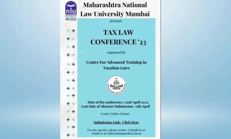 MNLU Mumbai: Tax Law Conference [April 22nd]