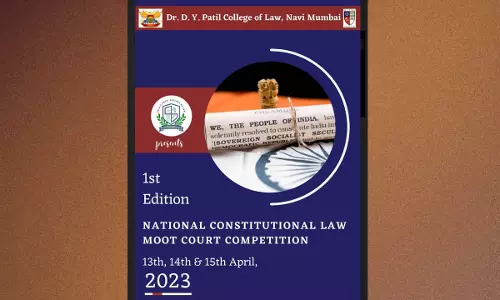 Dr. D. Y. Patil College of Law: 1st Edition Of Constitutional Law Moot Court Competition [April 13th to 15th]