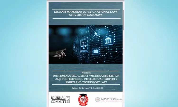 RMLNLU: International Legal Essay Competition, Conference And Workshop, 2023 [7th April]