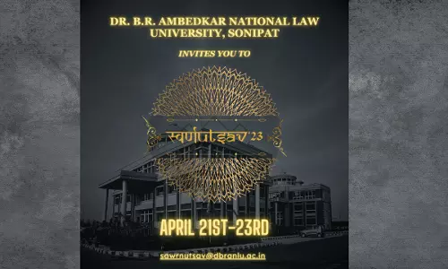 B.R Ambedkar National Law University, Sonepat: SwarnUtsav23, A Cultural Fest [21st April to 23rd April]