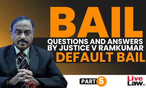 [BAIL] Questions & Answers By Justice V. Ramkumar-Default Bail-PART-V